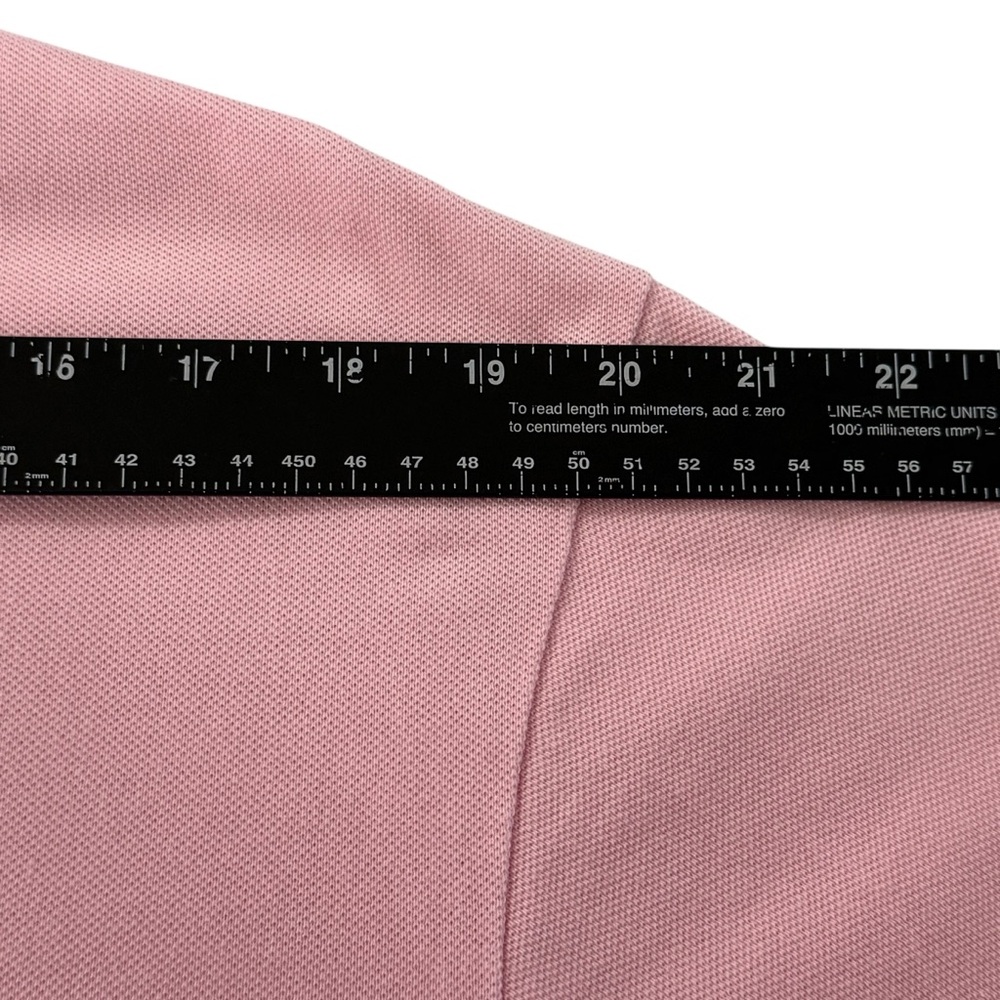 Vtg. Y2K Polo Ralph Lauren Classic Fit Short Sleeve Cotton Polo Shirt Pink Large - Picture 9 of 13